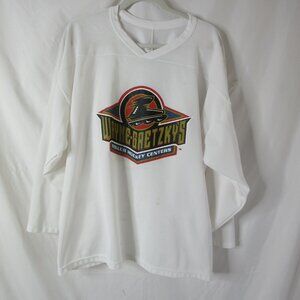 CCM Hockey Jersey Wayne Gretzky's Roller Hockey Centers Authentic White Size XXL